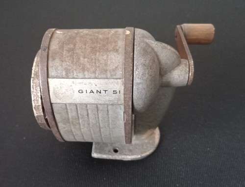 Vintage Giant 51 6 Hole Desk Pencil Sharpener - Wall or Desk Mount