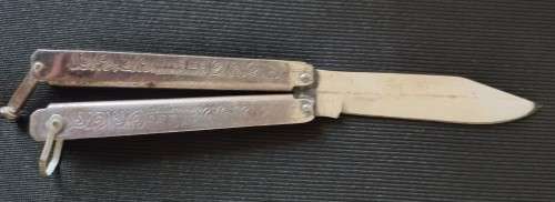 Vintage Rat Brand Balisong/Butterfly Knife from India - Sergie Only