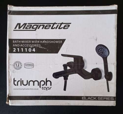 Sergie only - Magnetite Bath Mixer with Handshower and Acces