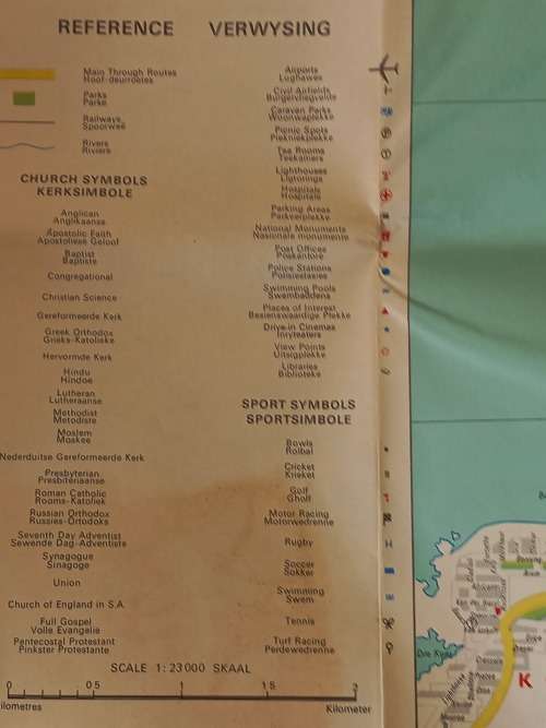 Cape Town/Southern Suburbs map Studio Streetplan with Index