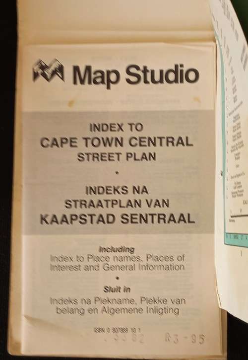 Cape Town/Southern Suburbs map Studio Streetplan with Index