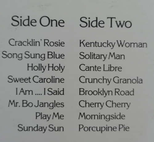 Neil Diamond - Revival series Greatest Hits 1987 Vinyl LP SA