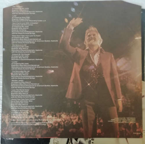 Kenny Rogers - Greatest Hits 1980 Vinyl LP SA