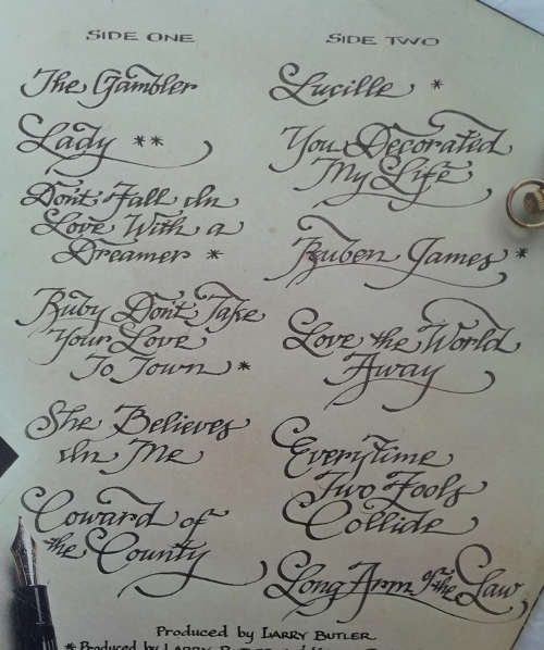 Kenny Rogers - Greatest Hits 1980 Vinyl LP SA