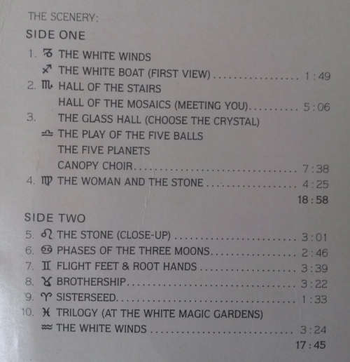 Andreas Vollenweider - White Winds 1984 Vinyl LP SA