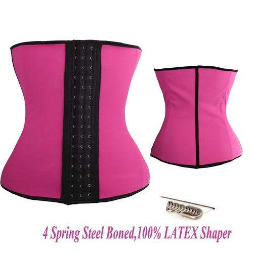 Latex Waist Trainer LARGE ONLY (Black)
