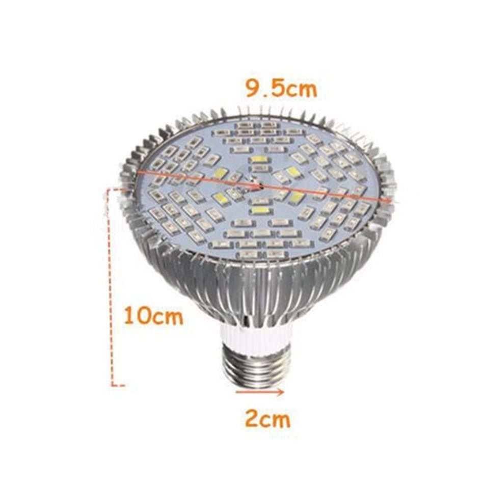 Grow Light Bulb, GLIME 50W Led Grow Plant Light, E27 Growing Lamp