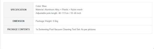 Cleaning Tools Fountain Vacuum Brush Pool Cleaner Swimming Pool Vacuum Brush