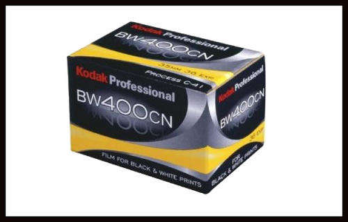 Kodak 35mm Black & White film.