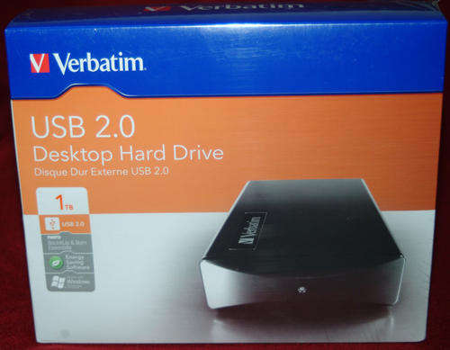 New - Verbatim 1 TB Ext Hard Drive