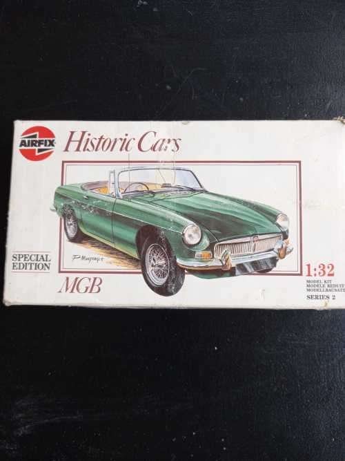 Airfix MGB Historic Cars plastic kit.