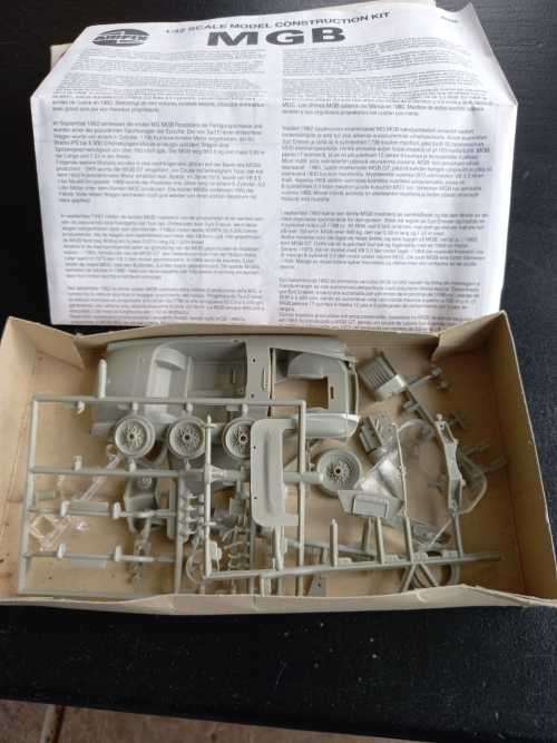 Airfix MGB Historic Cars plastic kit.