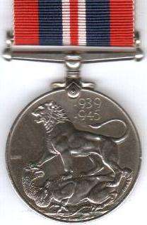 World War II 1939-1945 War Medal