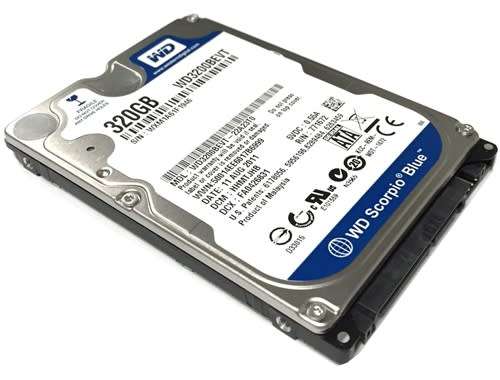 Western Digital Scorpio Blue WD3200BEVT 320GB