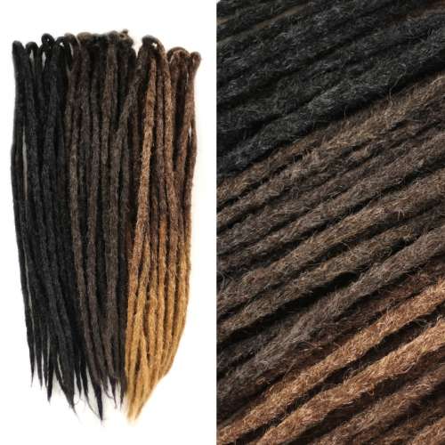 16 inch Crocheted Dreadlocks (50 pieces-full head)