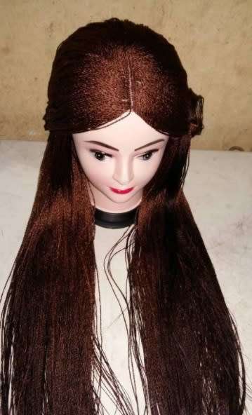 26 inches Micro twist wig (lace shade)