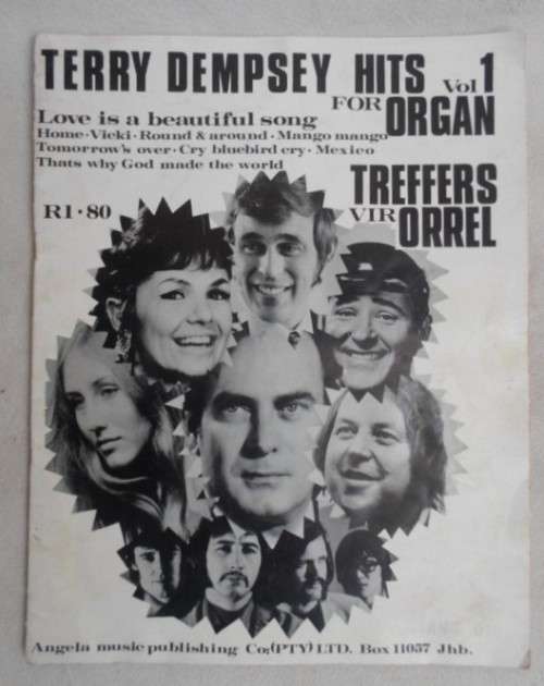 SHEET MUSIC - TERRY DEMPSEY HITS FOR ORGAN - VOL 1