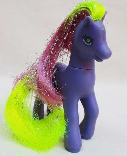 RARE - HASBRO G2 EUROPEAN EXCLUSIVE MY LITTLE PONY  - PRINCESS CRYSTAL WITH 'GEMS' IN EYES!!