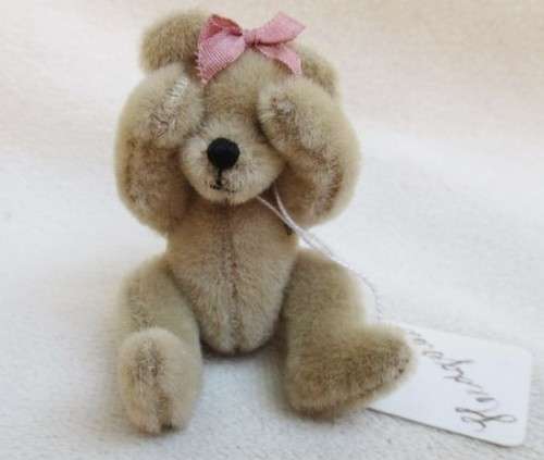 THIS SHY LITTLE GIRL IS CUDDLES - THE TINY, TINY 1996 HEDGEROW ARTIST BEAR!!
