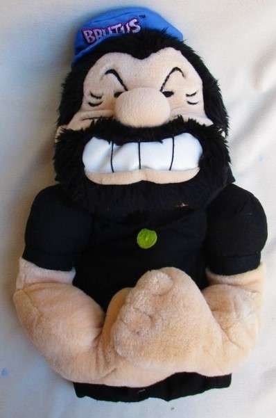 A 'WINNING EDGE DESIGNS' BRUTUS (FROM POPEYE) GOLF HEAD COVER (GREAT HAND PUPPET TOO)