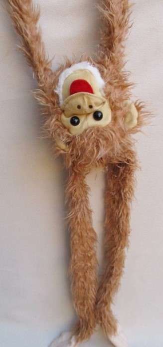 SUCH A SPECIAL 75CM TALL 'MIGHTY BANANA' MONKEY HAND PUPPET THAT MAKES CHATTERING MONKEY NOISES!!