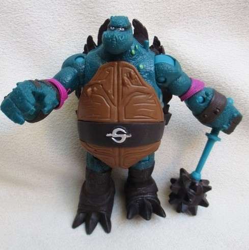 2014 VIACOM PLAYMATES ARTICULATED TEENAGE MUTANT NINJA TURTLE- SLASH!!