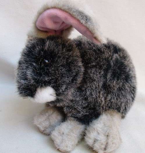 A SOFT, FLUFFY REALISTIC LOOKING BUNNY RABBIT!!