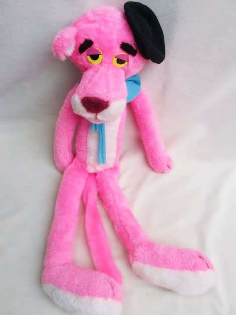 A 56CM TALL VINTAGE PINK PANTHER - A REAL INSPECTOR CLOUSEAU!!