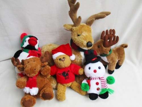 A GROUP OF CUTE CHRISTMAS TOYS TO DISPLAY UNDER THE TREE - GROUP ONE - LARGER TOYS!!