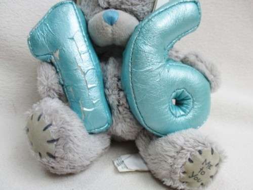 CUTE TINY TATTY TEDDY NUMBER BEAR  (ME TO YOU)  - NO. SIXTEEN!!