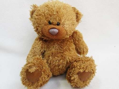 A CUTE LITTLE BROWN NOSED BEAR WITH REXINE PAW PADS!!