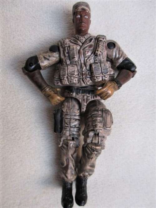 BBI ARTICULATED MILITARY ACTION FIGURES X 2 - RATHER HARD TO FIND - SCALE 1:18 - G.I. JOE SIZE!!