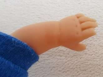 TWO TINY COLLECTABLE BABY DOLLS - BROTHER AND SISTER!!