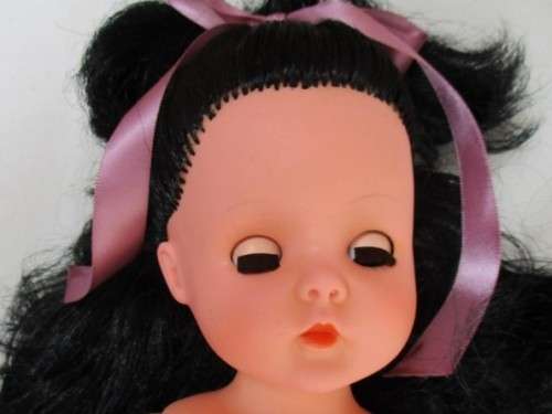 THE PRETTIEST VINTAGE DOLL IN GREAT CONDITION WITH GORGEOUS, LONG, THICK, SOFT BLACK HAIR!!