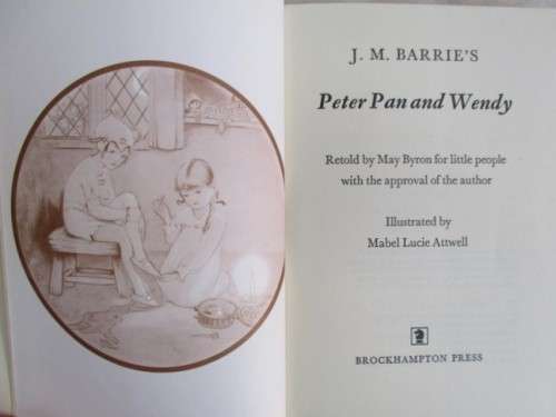 1969 - PETER PAN AND WENDY ILLUSTRATED BY MABEL LUCIE ATTWELL!!