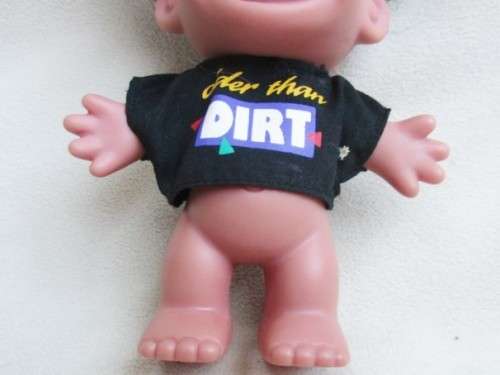 CUTE RUSS BERRIE TROLL - A RARE ONE WITH GREY HAIR!!