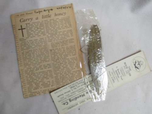 1936 - A SPECIAL BOOK CONTAINING A SPECIAL SOUVENIR - IN THE STEPS OF ST. PAUL BY H.V. MORTON