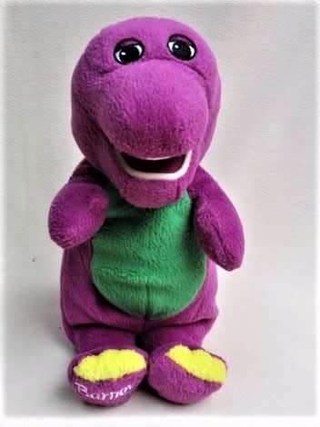 A SMALL FISHER PRICE BARNEY FOR THE LITTLE BARNEY FAN!!