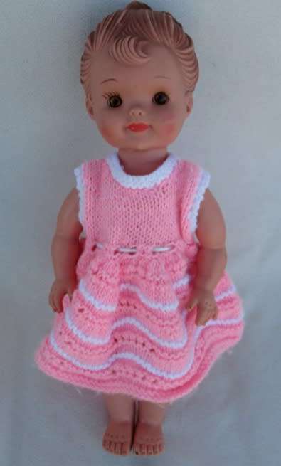 A LOVELY VINTAGE DOLL WITH A SWEET INNOCENT FACE - MARKED 'SAD' ON BACK OF HEAD