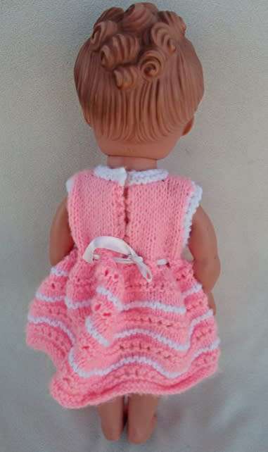 A LOVELY VINTAGE DOLL WITH A SWEET INNOCENT FACE - MARKED 'SAD' ON BACK OF HEAD