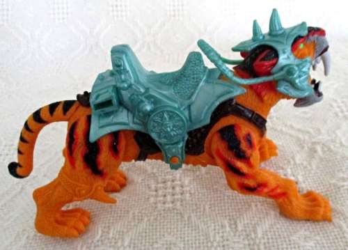 AWESOME ARTICULATED CHAP MEI BEAST RAIDERS- SABERTOOTHED TIGER AND RIDER