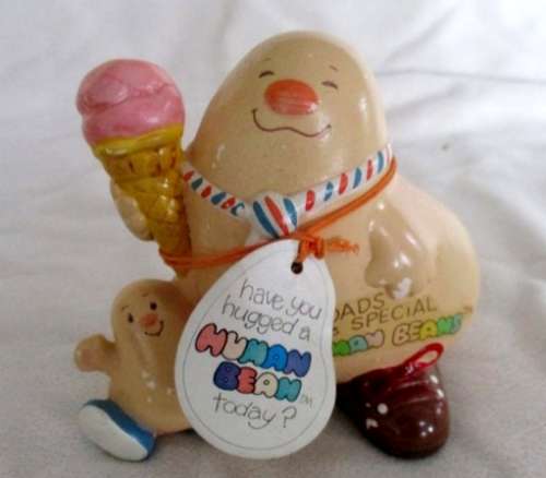 VINTAGE 1981 ENESCO HUMAN BEANS - DADS ARE SPECIAL