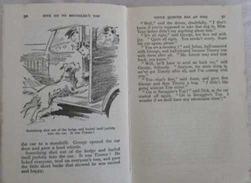 1954 HARD COVER - COLLECTABLE ENID BLYTON BOOK - FIVE GO TO SMUGGLER'S TOP