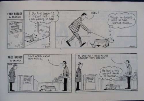 1982/83 NO.s 34 & 35 - FRED BASSET - I HAVEN'T SEEN THIS LOVABLE HOUND FOR QUITE A WHILE!