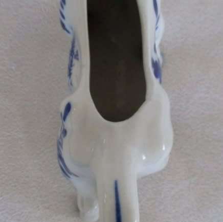 TWO HAND PAINTED DELFT BLUE COW CREAMERS - ONE DEFINITELY VINTAGE