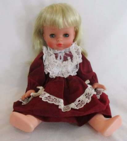 THE PRETTIEST PLASTIC AND VINYL VINTAGE DOLL WITH SUCH A CUTE MOUTH!