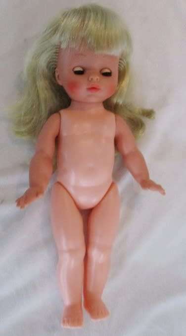 THE PRETTIEST PLASTIC AND VINYL VINTAGE DOLL WITH SUCH A CUTE MOUTH!