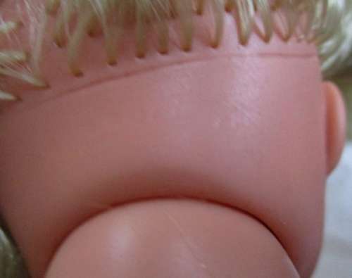 THE PRETTIEST PLASTIC AND VINYL VINTAGE DOLL WITH SUCH A CUTE MOUTH!