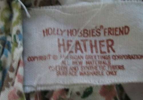 VINTAGE 1970's KNICKERBOCKER HOLLY HOBBIE'S FRIEND HEATHER - 40CM TALL