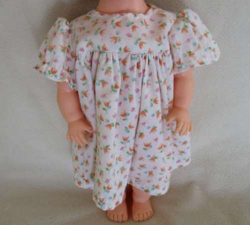 A SWEET VINTAGE 29CM TALL ROSY CHEEKED DARLING MARKED SAD ON BACK